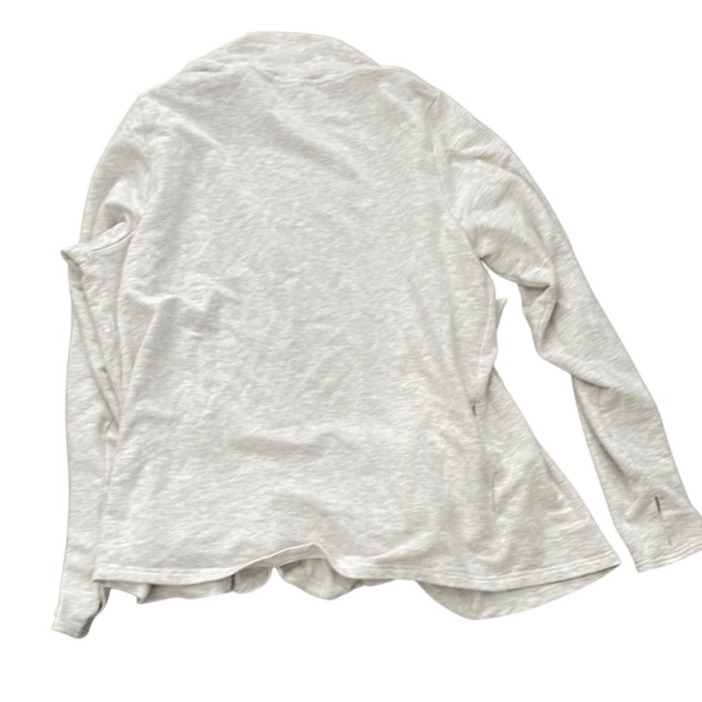 Athleta Cream Ribbed Sweater - Picture 3 of 3